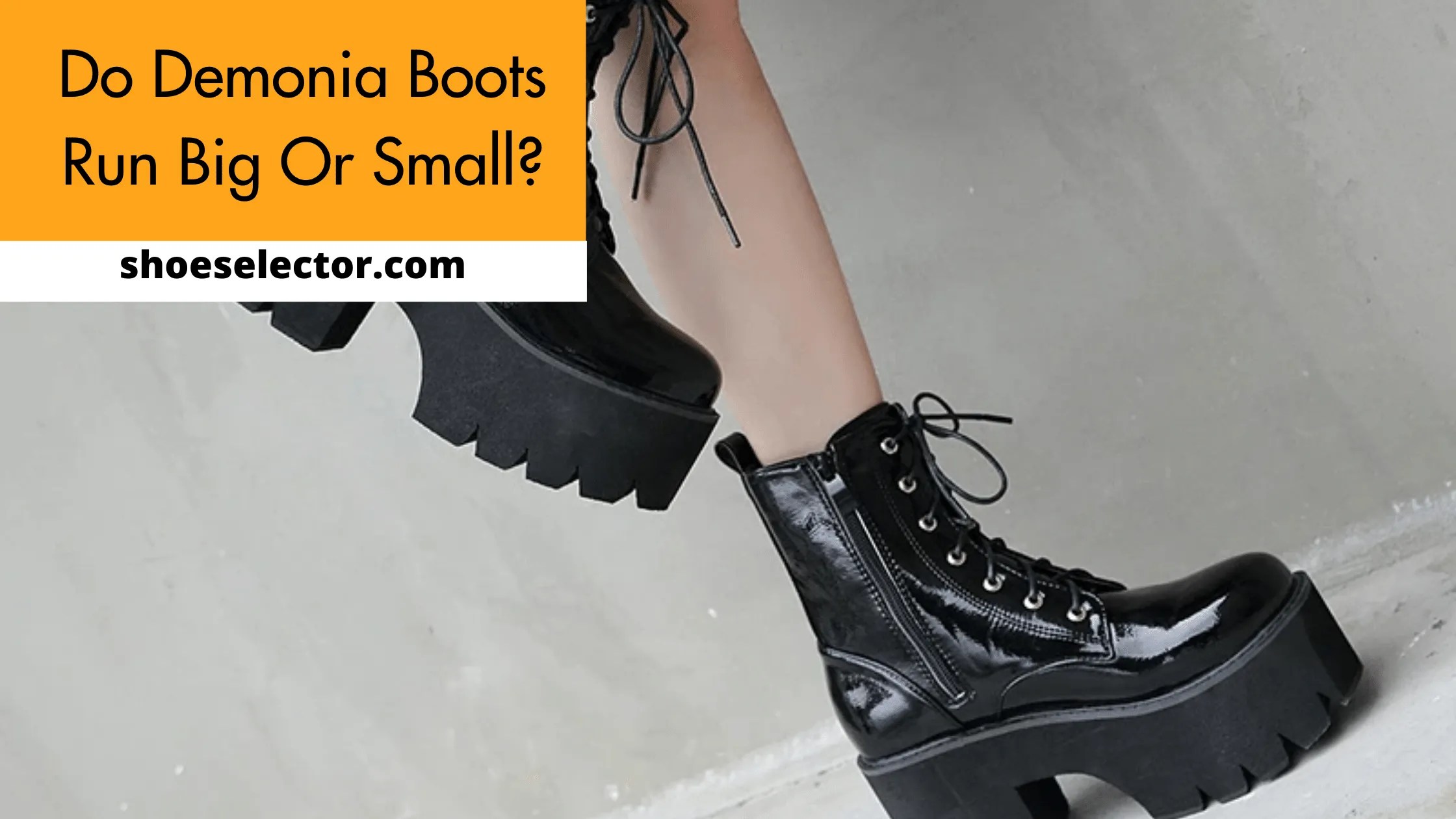 Do Demonia Boots Run Small? Complete Guide 2023